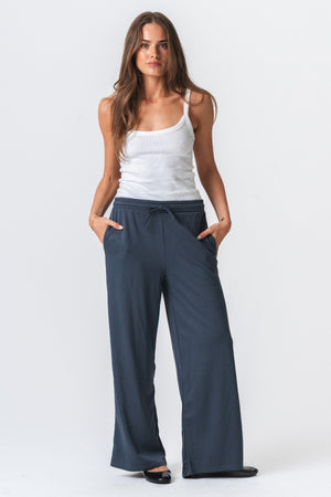 Leah Loose Pants - Grå