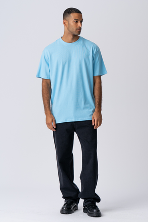 Heavy Oversized T-shirt - Baltisk Blå