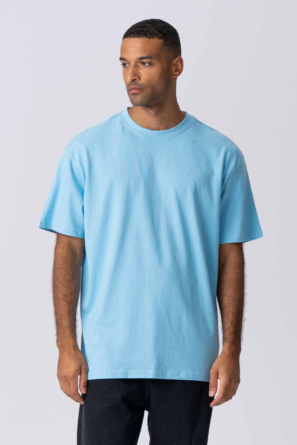 Heavy Oversized T-shirt - Baltisk Blå