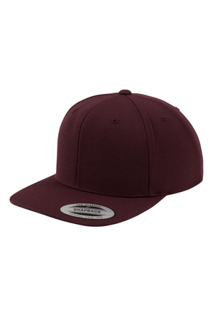Classic Snapback - Mörkröd/Mörkröd