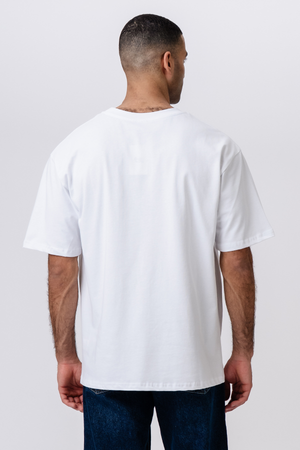 Heavy Boxfit T-shirt - Vit