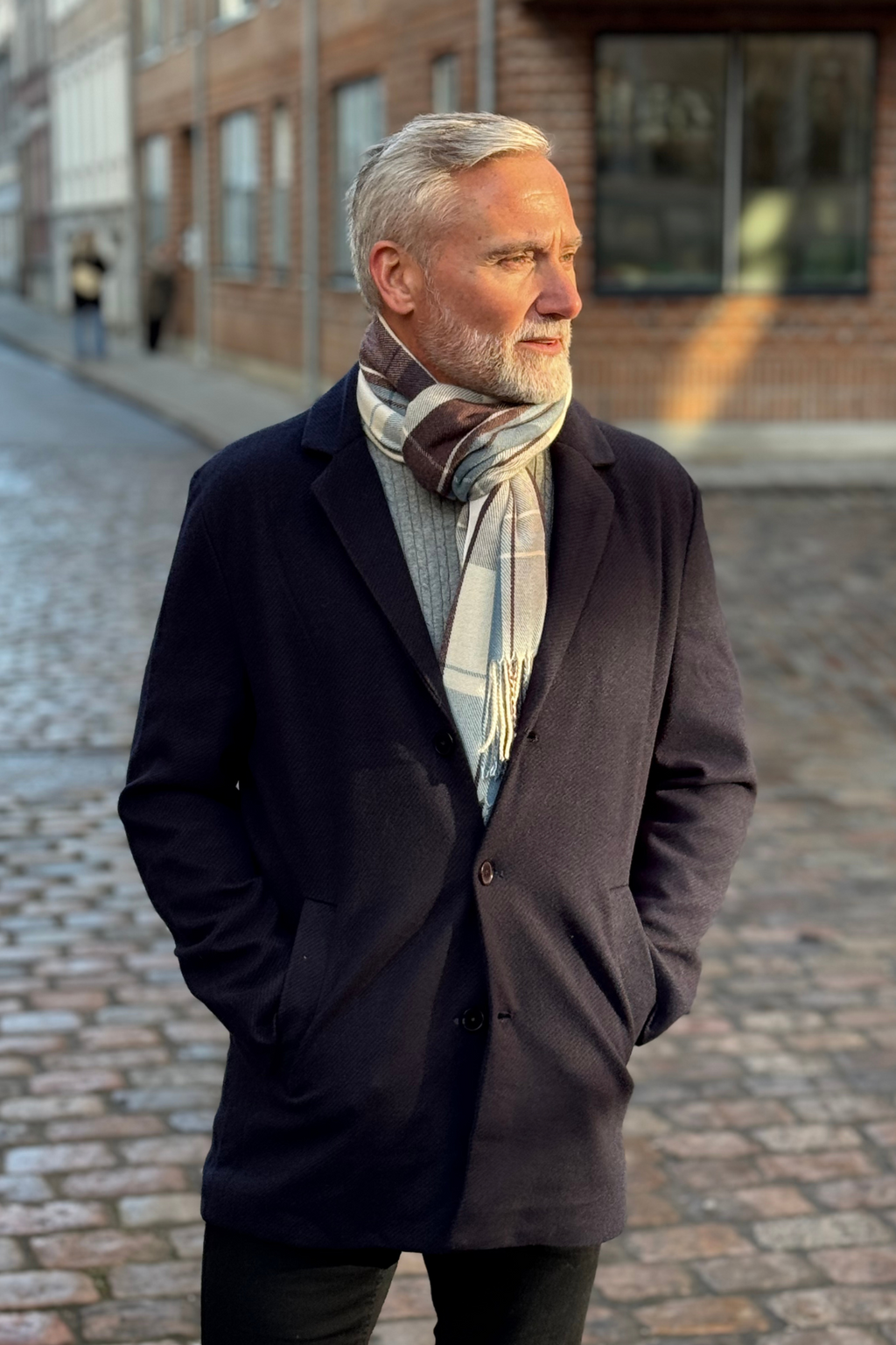 Halsduk - Brun / Svart - Herr