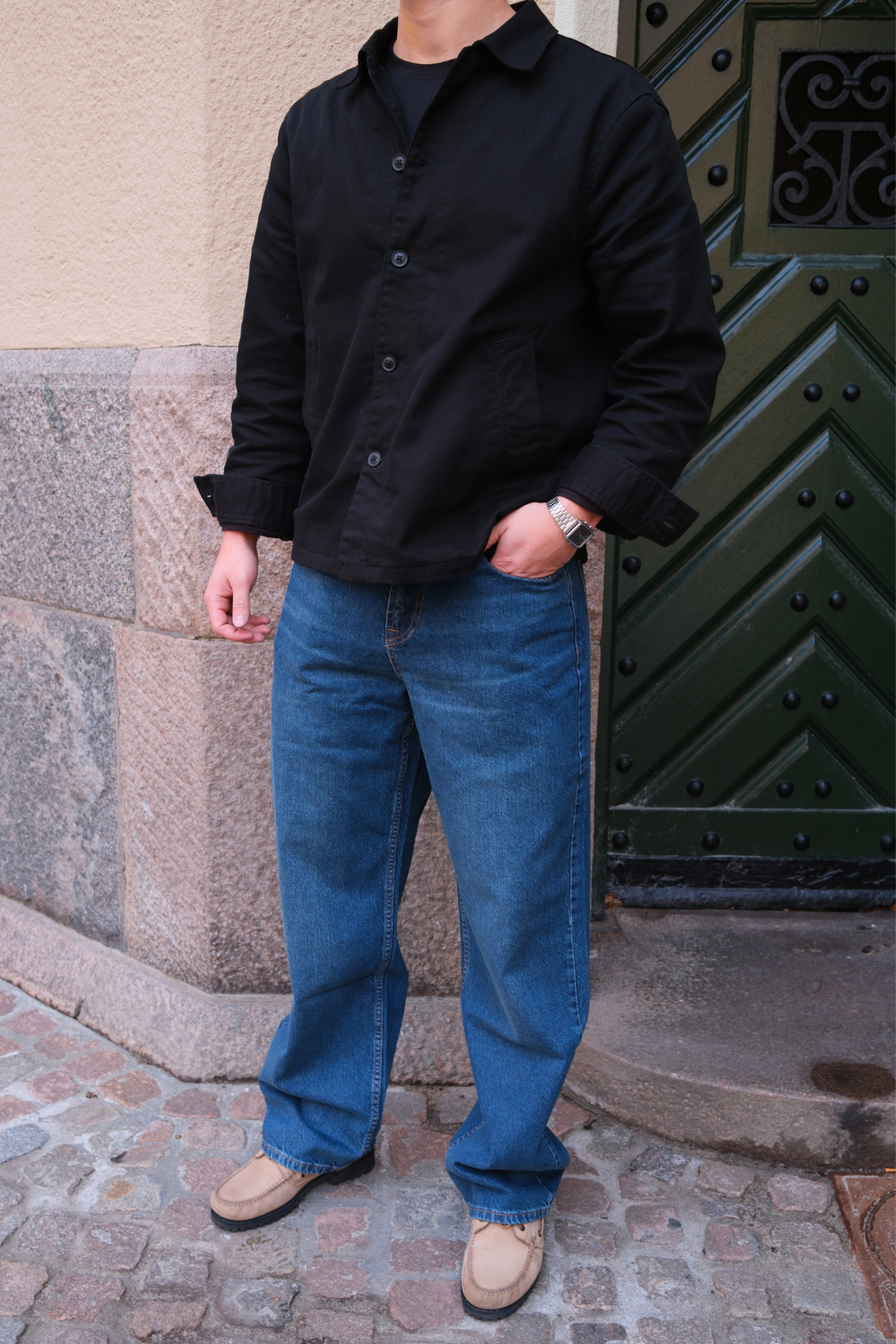 William Regular Jeans - Mörkblå Denim