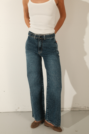 Amalia Jeans - Mellanblå