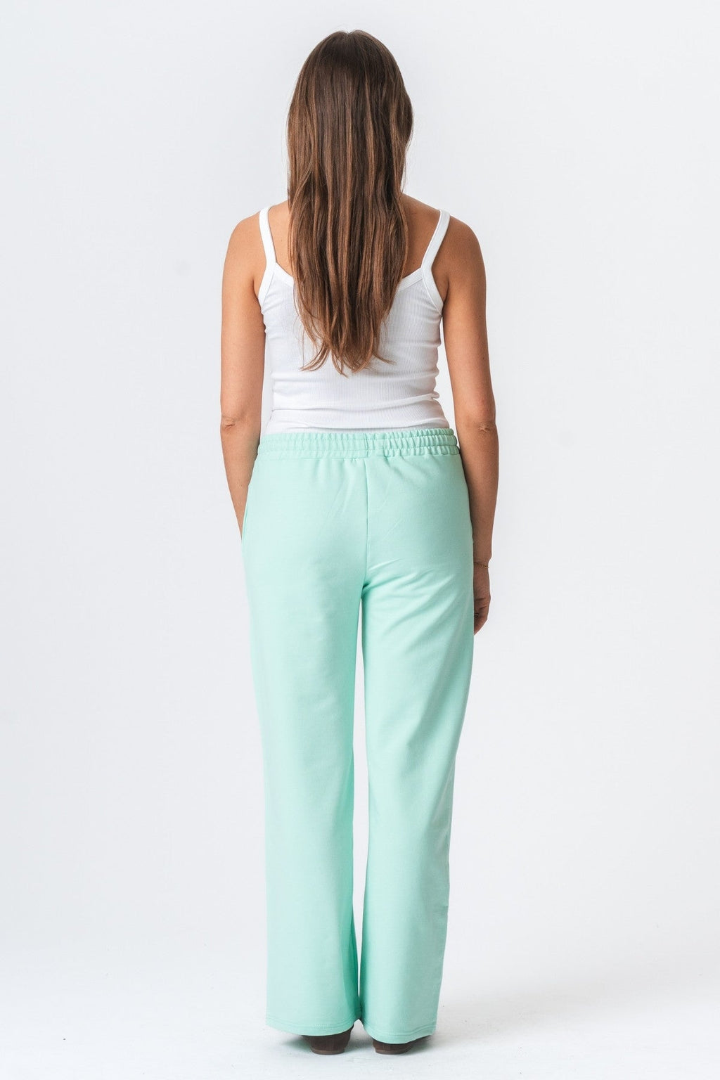 Sweatpants Wide - Dammgröna