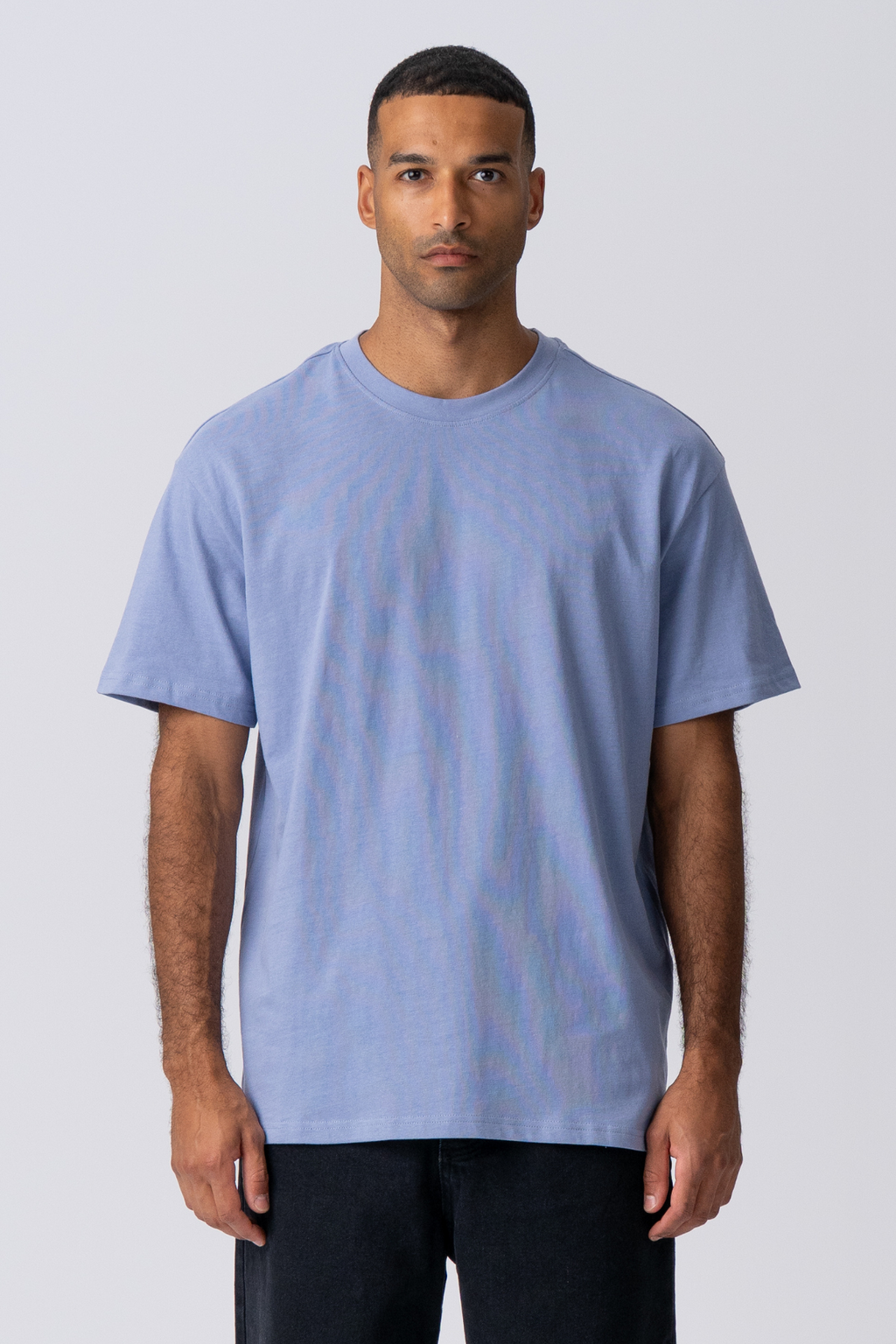 Heavy Oversized T-shirt - Viola Blå