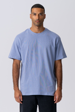 Heavy Oversized T-shirt - Viola Blå