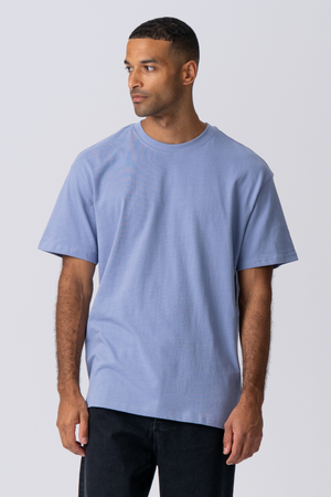Heavy Oversized T-shirt - Viola Blå
