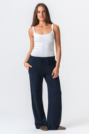 Sweatpants Wide - Navy