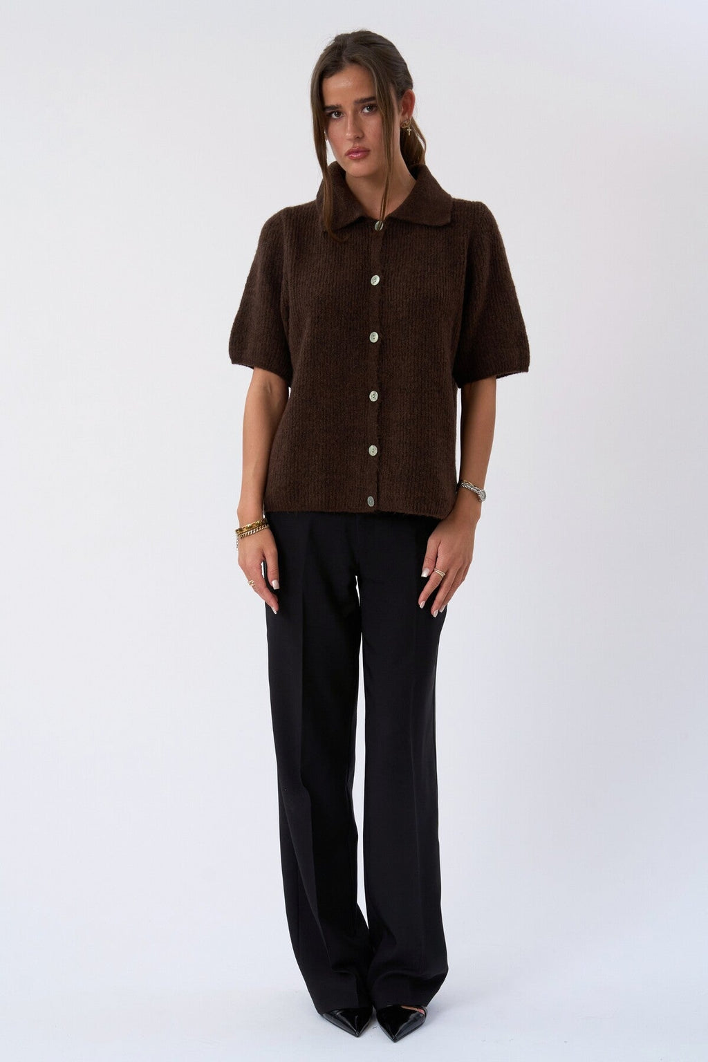 Mila Wide Pants - Svart