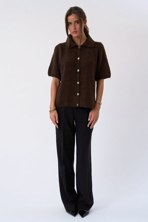 Mila Wide Pants - Svart
