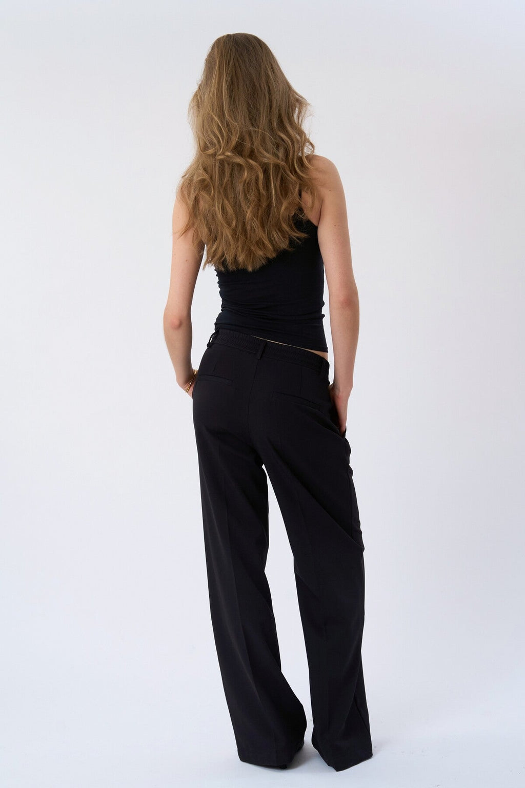 Mila Wide Pants - Svart