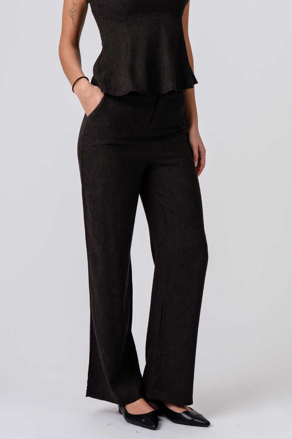 Aya Loose Pants - Brun