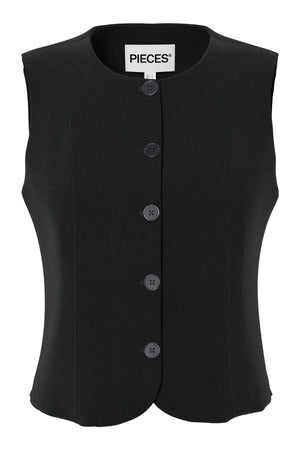 Kamil Fitted Vest - Svart