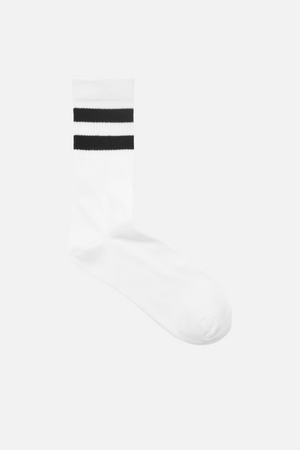 Heritage Tennis Socks 5-Pack - Vit-Svart - Dam