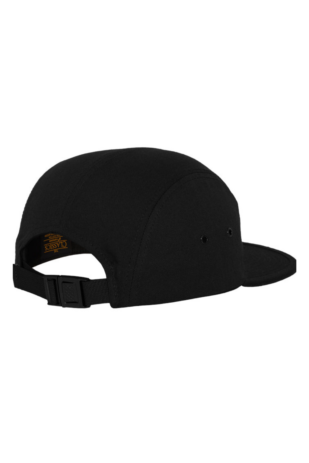 5 Panel Cap - Svart
