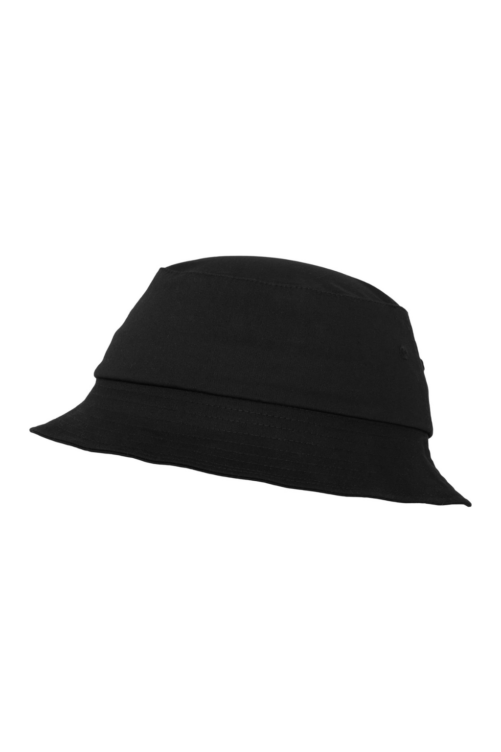 Cotton Twill Bucket Hat - Svart