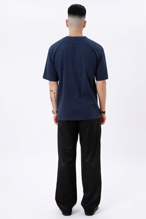 Oversized Tee - Marinblå