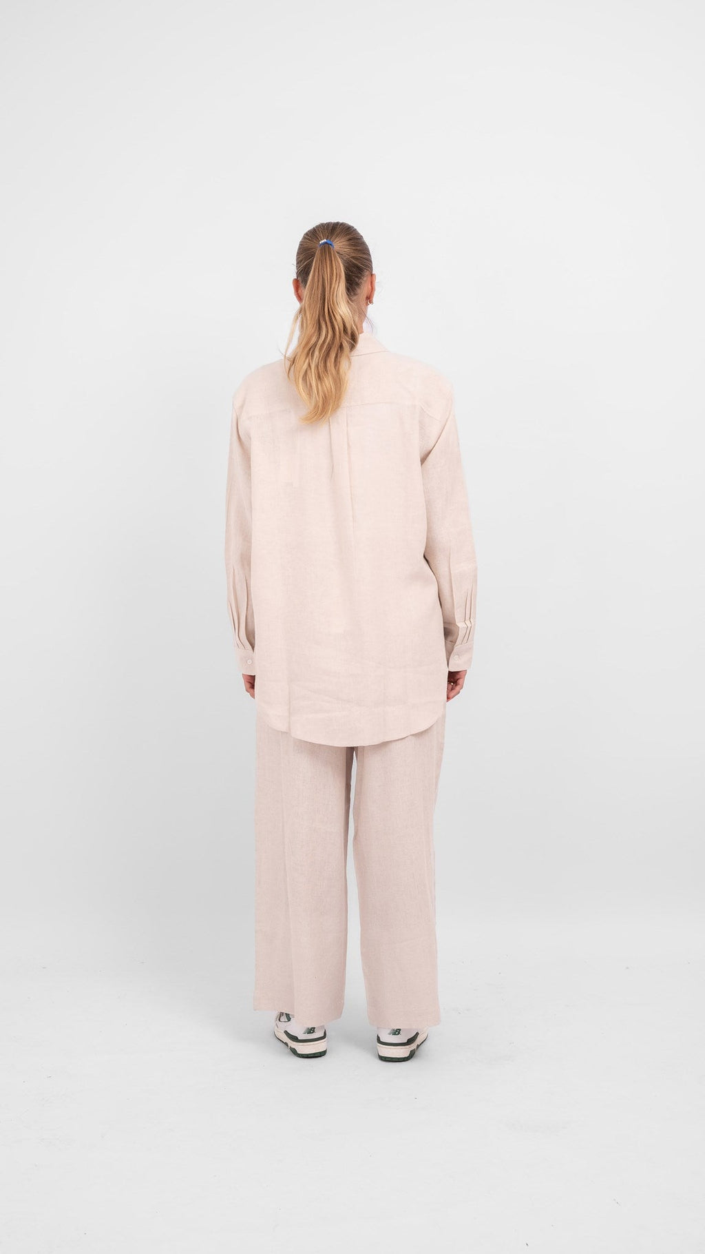 Tokyo Linen Pants - Moonbeam