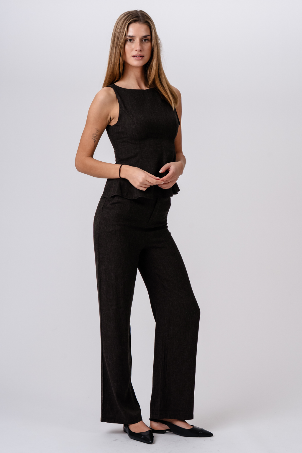 Aya Loose Pants - Brun