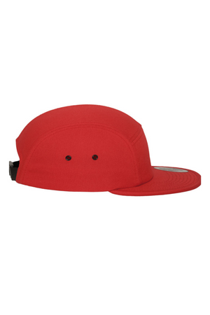 5 Panel Cap - Röd