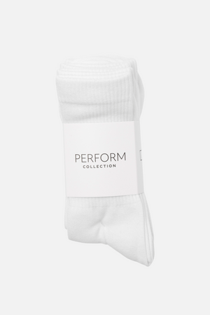 Heritage Tennis Socks 5-Pack - Vit - Dam