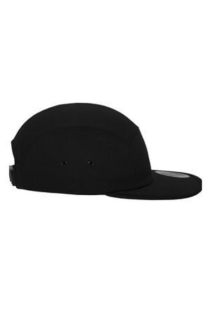 5 Panel Cap - Svart