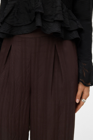 Irine Straight Pants - Chocolate Torte
