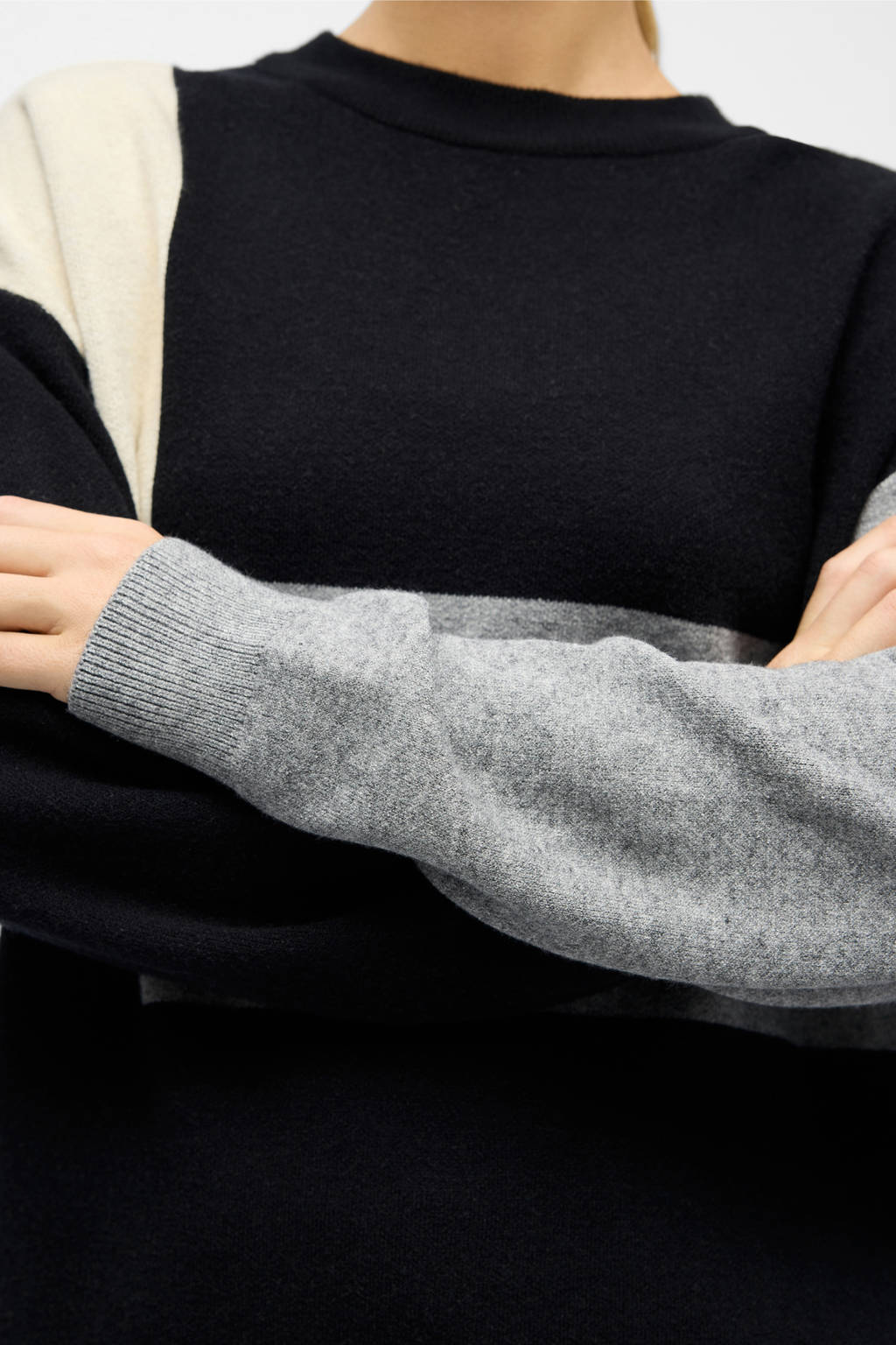 Ray Knit Pullover - Svart Sandshell