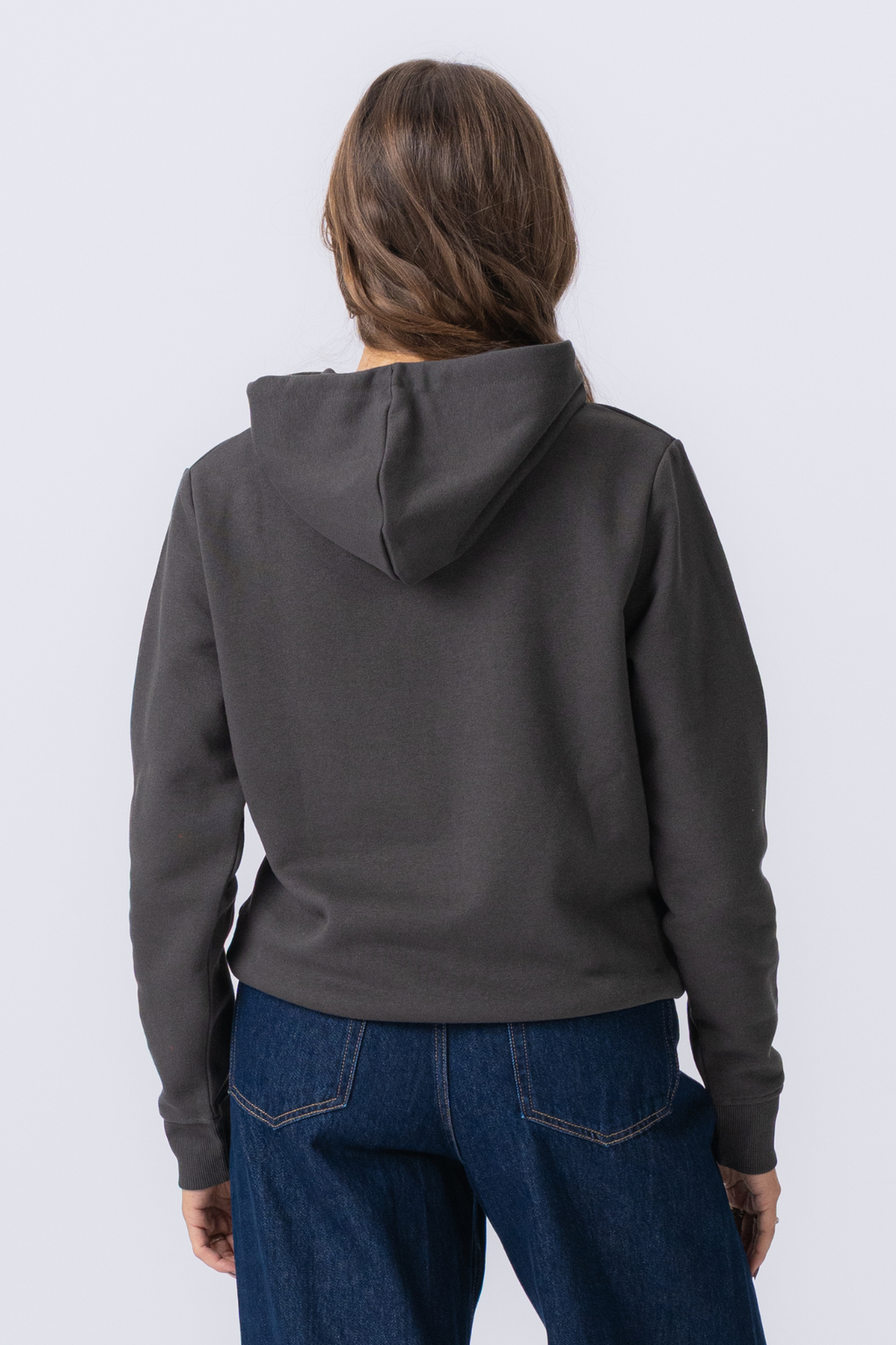 Sweatshirt Hoodie - Mörkgrå