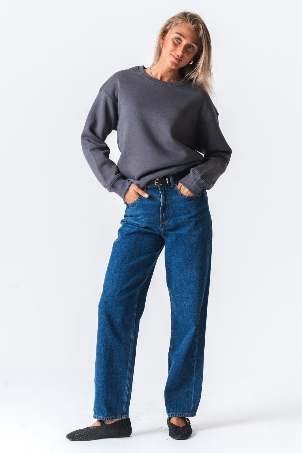 Alina Sweatshirt - Mörkgrå