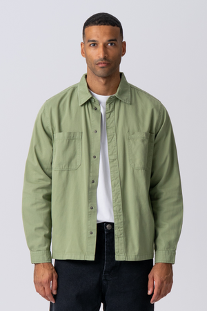 Alex Skjorta Regular Fit - Ljus Oliv