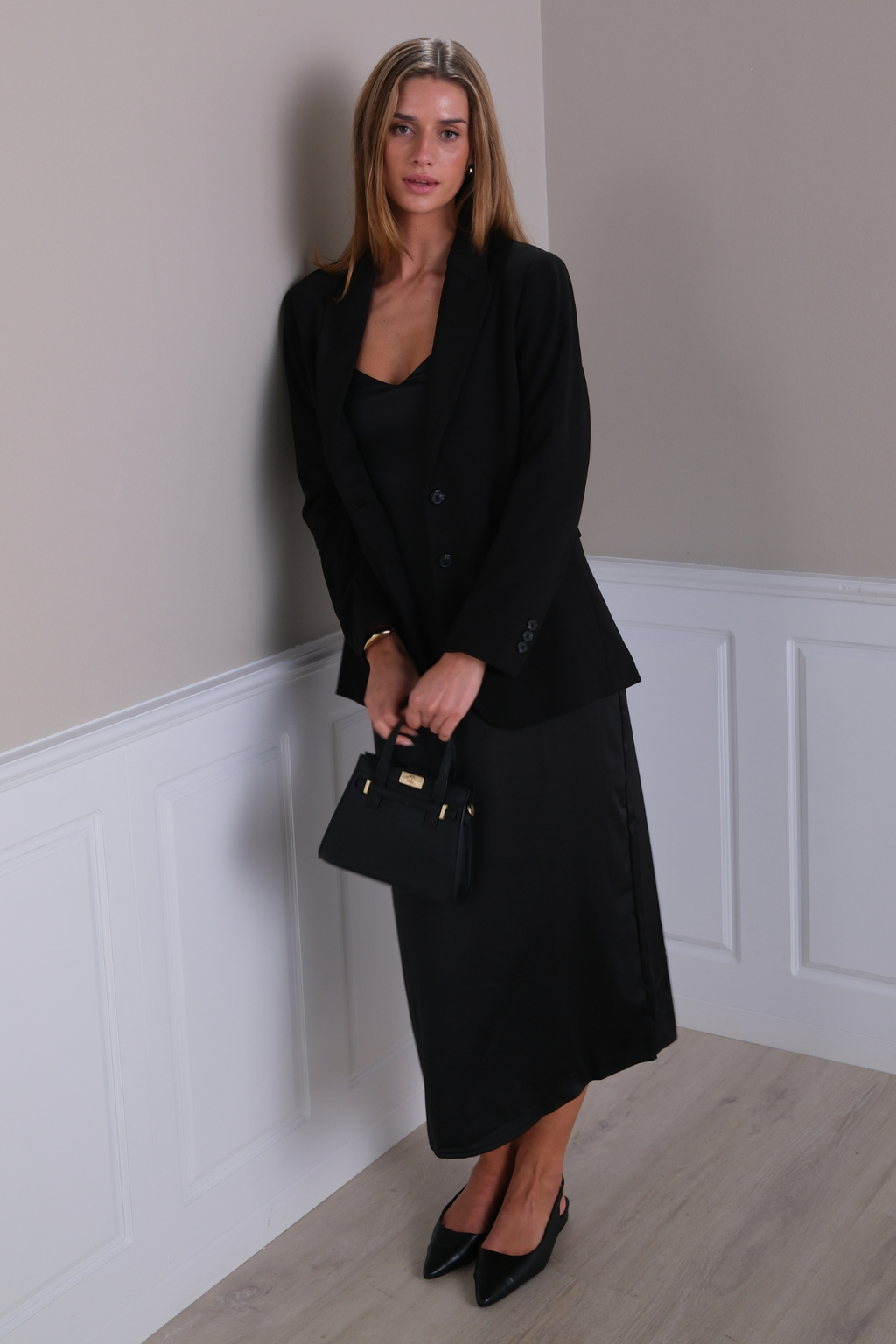 Klassisk fit Blazer - Svart