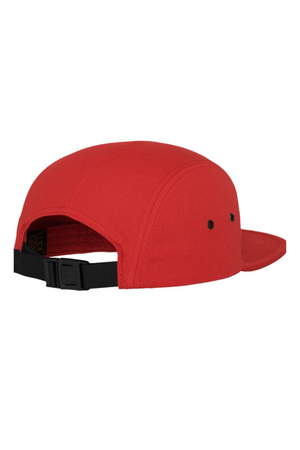 5 Panel Cap - Röd