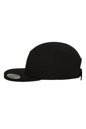 5 Panel Cap - Svart