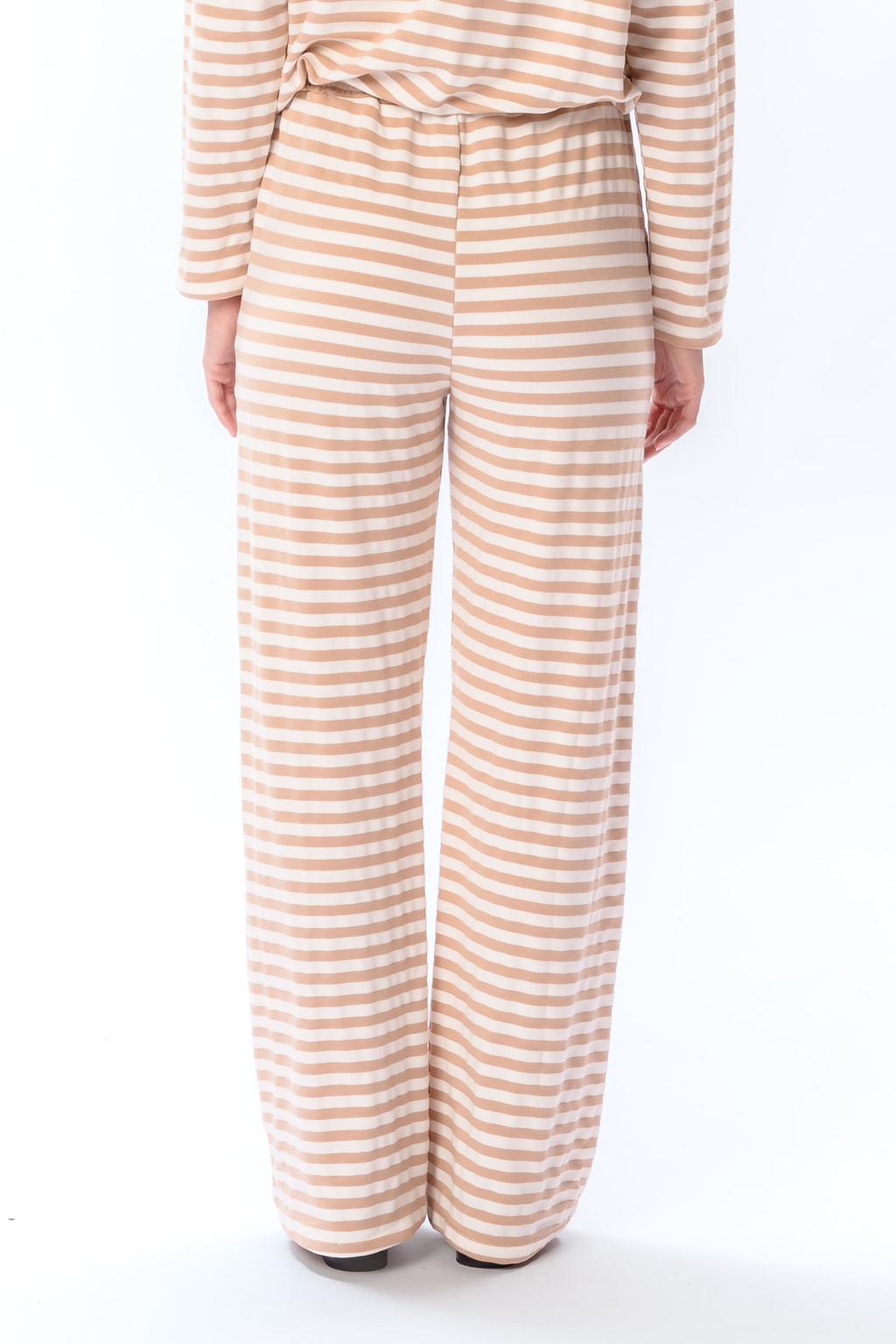 Randiga Byxor - Beige
