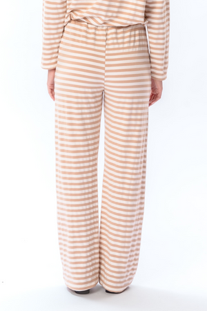 Randiga Byxor - Beige