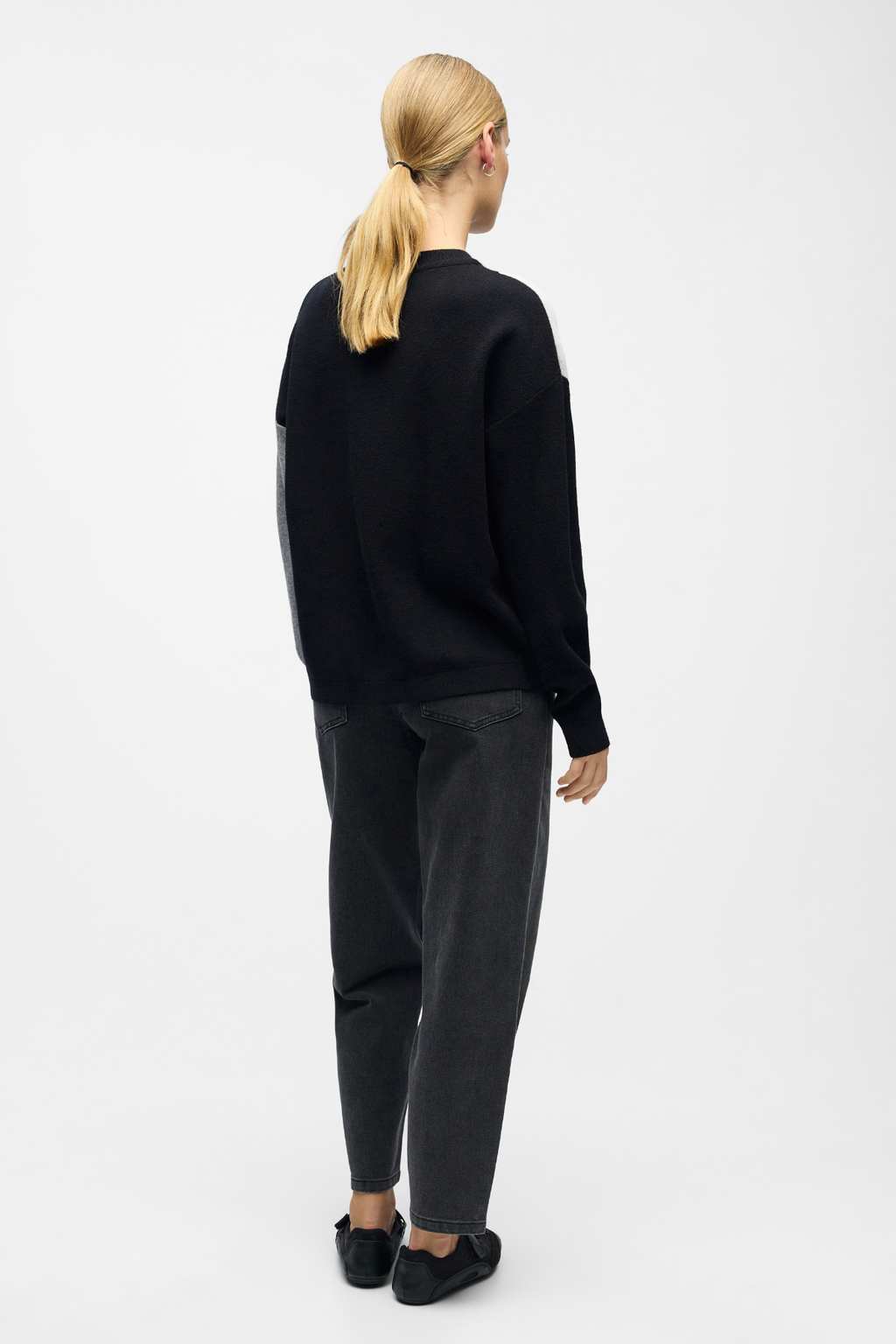 Ray Knit Pullover - Svart Sandshell