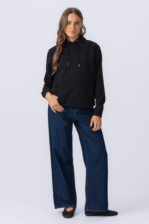 Sweatshirt Hoodie - Svart
