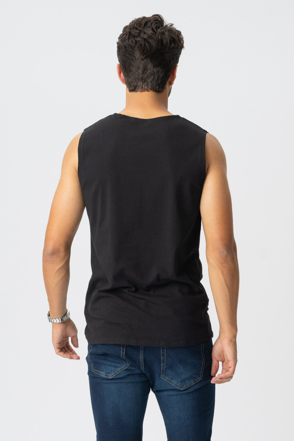 Sleeveless Tee - Svart