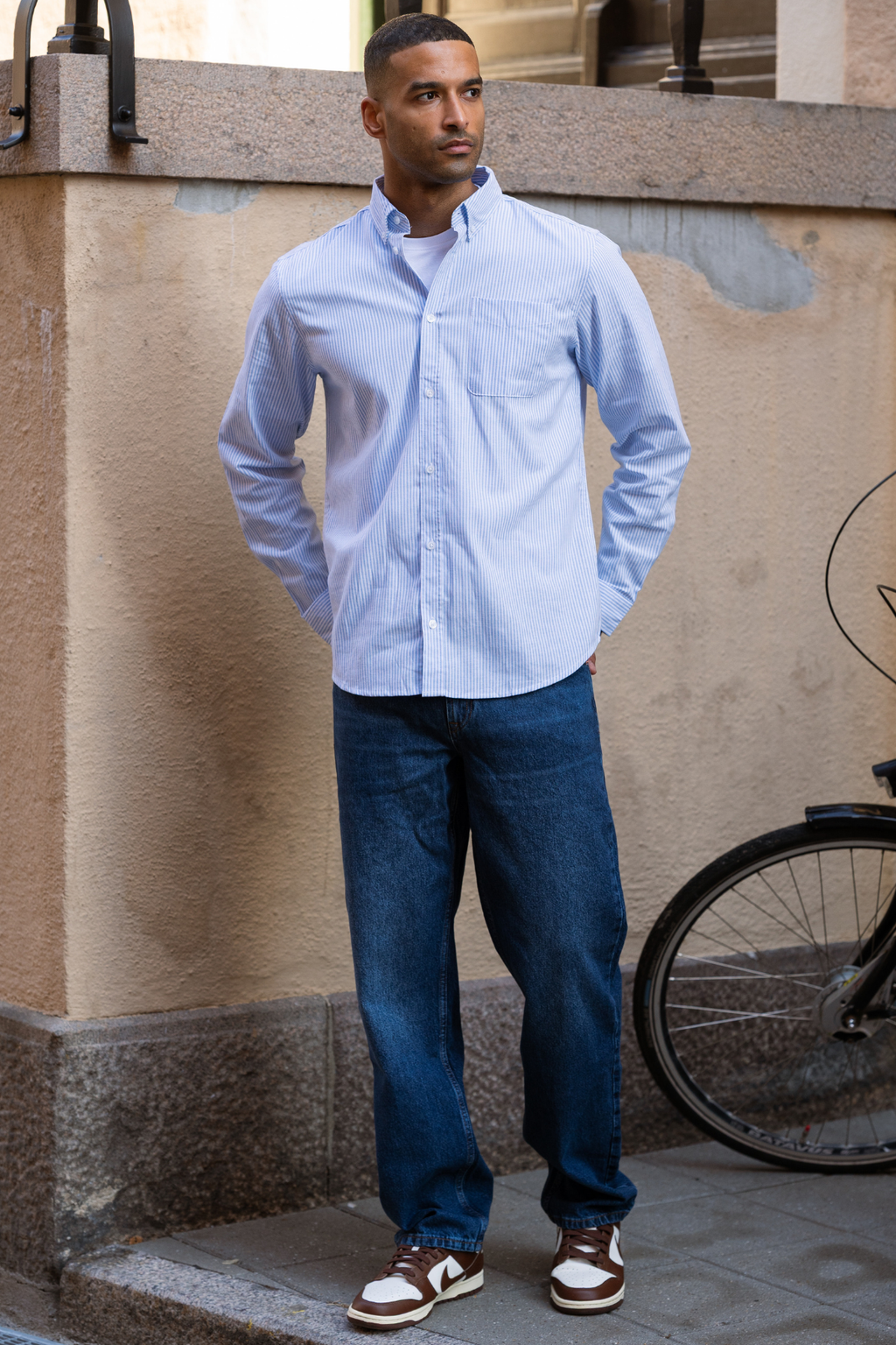 Relaxed Fit Jeans - Mörkblå Denim