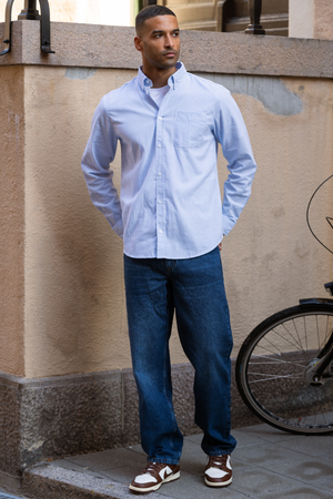 Relaxed Fit Jeans - Mörkblå Denim