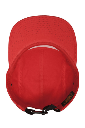 5 Panel Cap - Röd