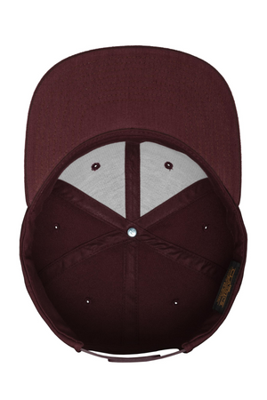 Classic Snapback - Mörkröd/Mörkröd