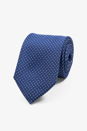 Slips - Navy/Vitprickig