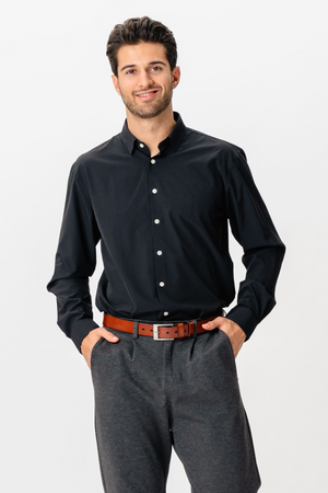 Den Originala Premium Performance Skjortan - Dark Navy