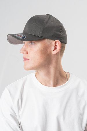 Flexfit Wooly Combed - Mörkgrå/Mörkgrå