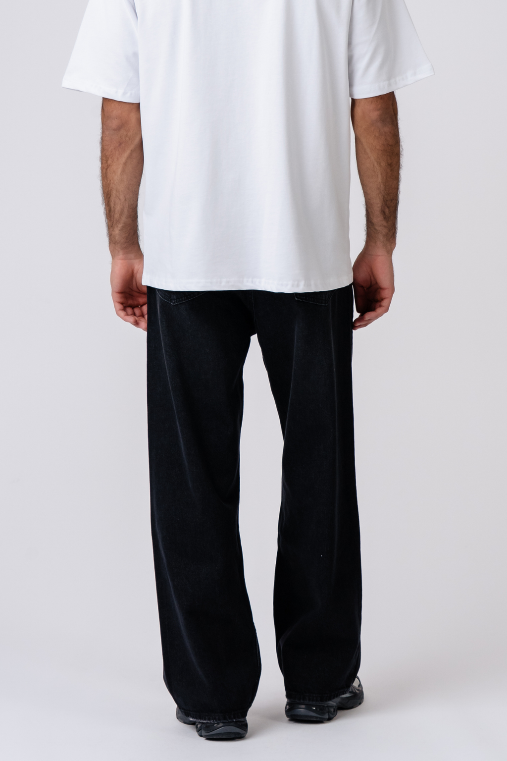 Baggy Jeans - Svart