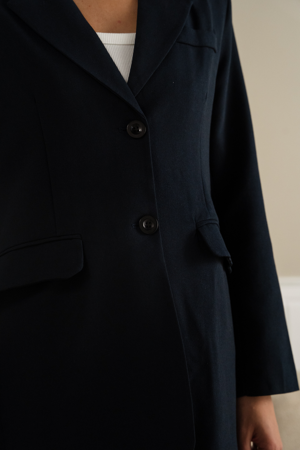 Claire Oversized Kavaj - Svart