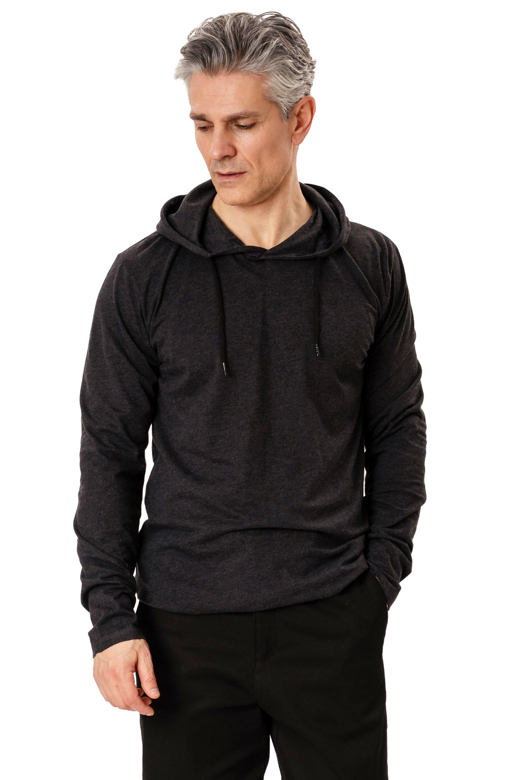 Light Hoodie - Mörkgrå